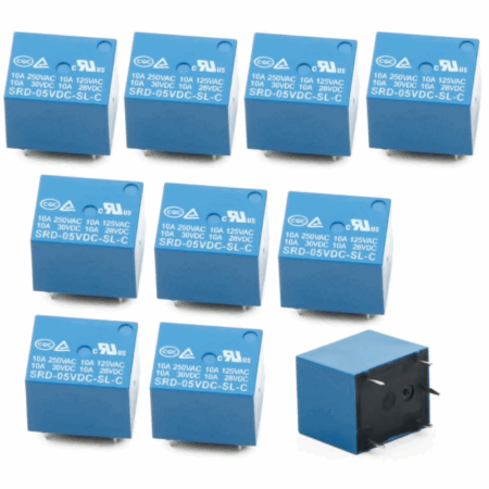 Lot de 10 pièces Relais SRD-24VDC-SL-C 24V 10A 5pins Tunisie