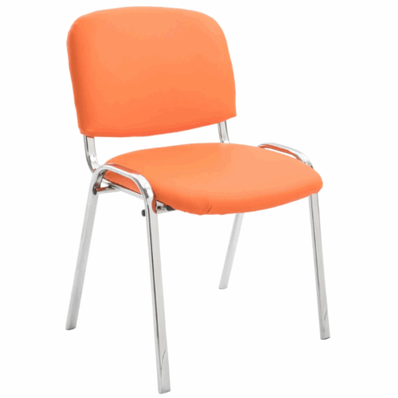Chaise Attente ISO 1 Place Sans Accoudoirs Base Chrome – Orange Tunisie