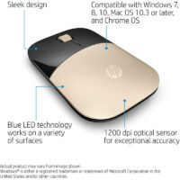 Souris Sans Fil Hp Z3700 – Gold – X7Q43AA Tunisie