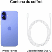 iPhone 16 256Go – Bleu – MYEH3ZD/A Tunisie