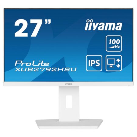 Ecran iiyama Prolite 27″ IPS FULL HD 100Hz Blanc – XUB2792HSU-W6 Tunisie