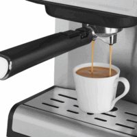 Machine à Café Expresso Prova 1,8 L 850W PE-666GD Noir & Inox Tunisie