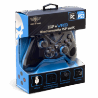 Manette filaire Spirit of Gamer XGP pour PC et PS3 -Noir & Bleu – SOG-WXGP Tunisie