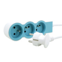 Multiprises Legrand 3 Ports 1.5M – Blanc&Bleu – 050030 Tunisie