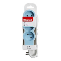 Multiprises Legrand 3 Ports 1.5M – Blanc&Bleu – 050030 Tunisie