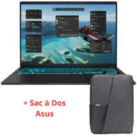 Pc Portable Asus VivoBook 16 V3607VU-RP246 Intel Core 7 240H 8Go 512Go SSD RTX 4050 6G- Noir -90NB15Q1-M00HF0 Tunisie