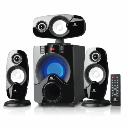 Haut Parleur Sans Fil Gold Sound – Noir – Gs-2602 3.1 Tunisie