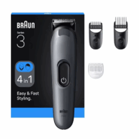 Tondeuse Multifonction Rechargeable 4 en 1 Braun AIO3500 Gris Tunisie