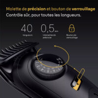 Tondeuse à Barbe Braun Rechargeable 7en1 Série 5 BT5560 Noir Tunisie