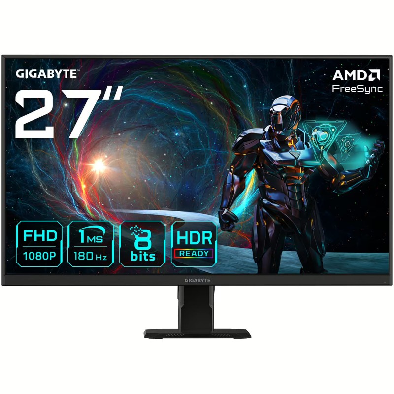Ecran Gaming Gigabyte 27″ Full HD 180 Hz -Noir -GS27FA Ecran Gaming Gigabyte 27″ Full HD 180 Hz -Noir -GS27FA Tunisie