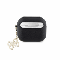 Étui Guess pour Airpods 3 avec breloque diamant 4G – Noir – 20355 Tunisie
