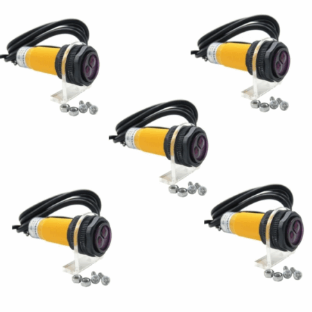 Lot de 5 E18-D80NK Capteur de distance Infrarouge 3-80cm avec support en acrylique Tunisie