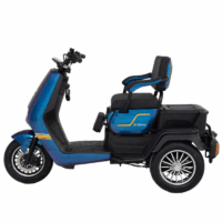 Scooter Électrique NOVAGO Tricity – Bleu Tunisie