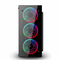 Boitier Hybrok Hellfast RGB – Noir – DESK-GAMER105 Tunisie