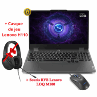 PC Portable Gamer LENOVO LOQ 15IAX9E i5 12è Gén 16Go 512Go RTX 4050 6Go – 83LK006QFG Tunisie