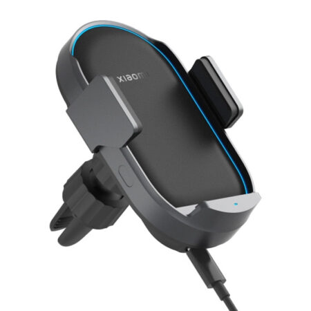 Support Voiture & Chargeur Sans Fil Xiaomi MI 50W – Noir -43585 Tunisie