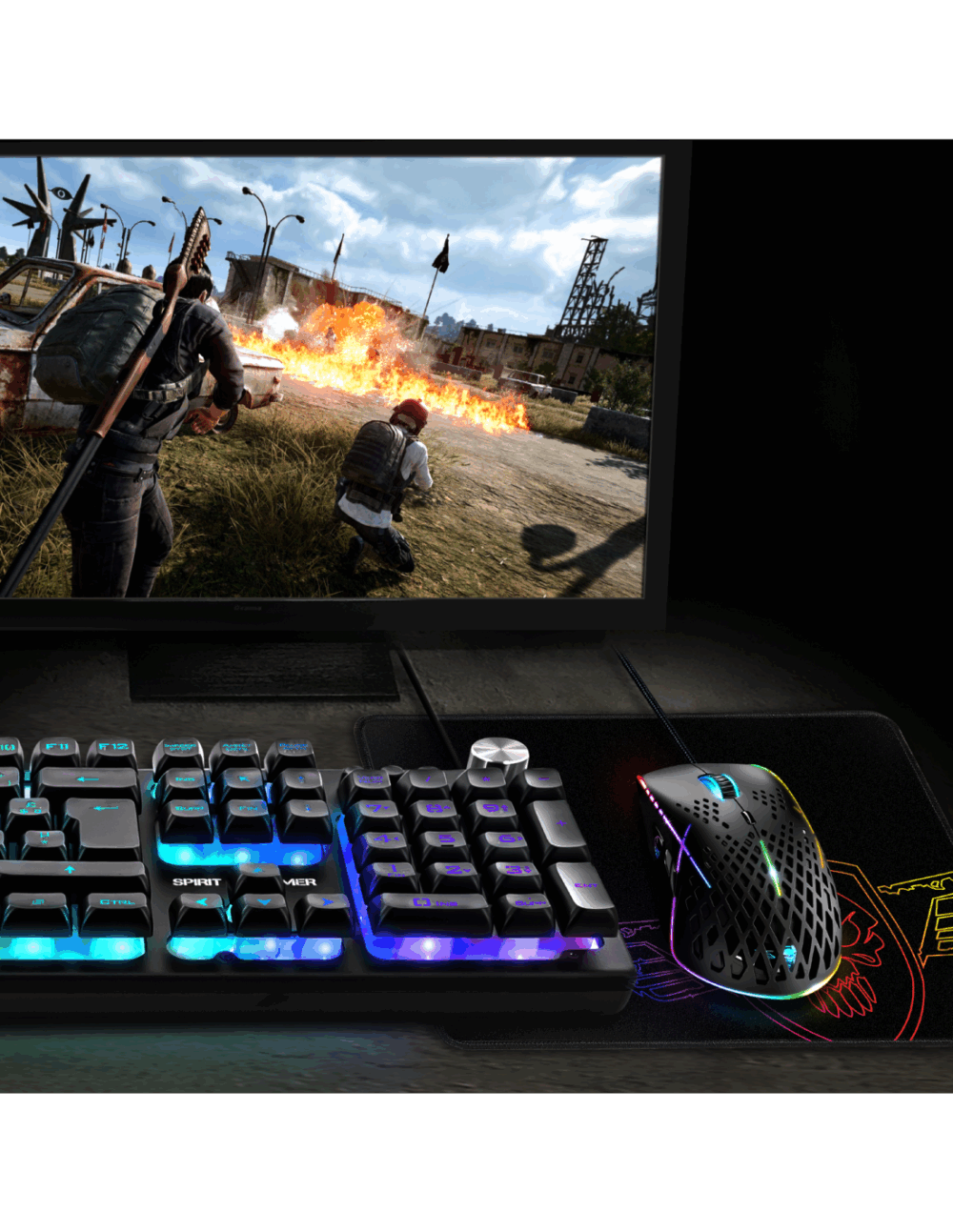 Tapis De Souris Gaming SPIRIT OF GAMER DARKSKULL M – SOG-PAD02M Tunisie