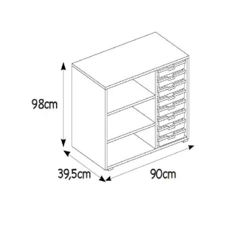 Rangement A 10 Bacs En Plastiques + 2 Étagères Sotufab – Hêtre – MA19 Rangement A 10 Bacs En Plastiques + 2 Étagères Sotufab – Hêtre – MA19 Tunisie