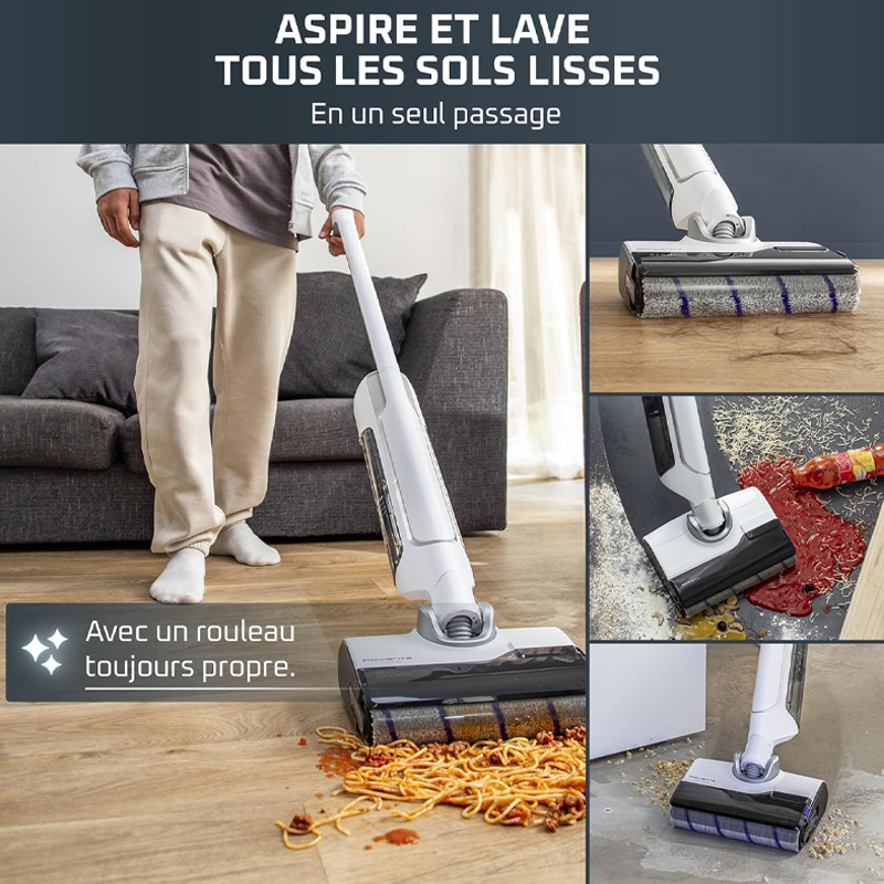 Aspirateur Balai Sans Fil Rowenta X-Clean 10 200 W GZ7540WO Blanc Aspirateur Balai Sans Fil Rowenta X-Clean 10 200 W GZ7540WO Blanc Tunisie