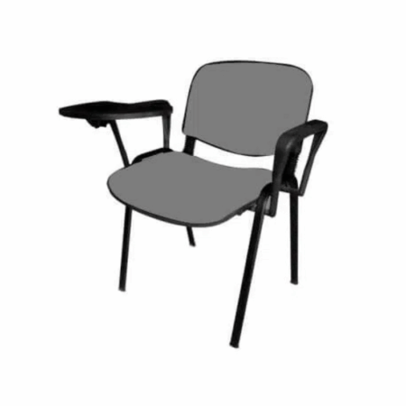 Chaise Iso Attente+ Accoudoirs + Tablette –  Gris Tunisie