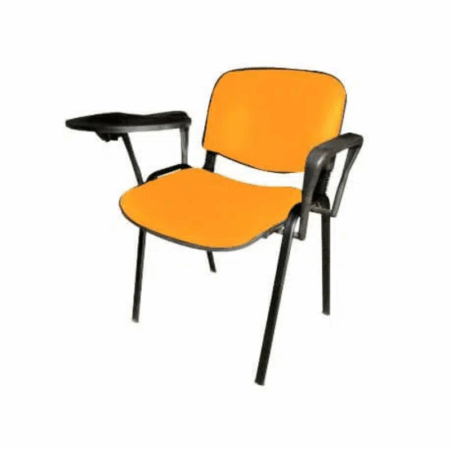 Chaise Iso Attente+ Accoudoirs + Tablette- Orange Tunisie