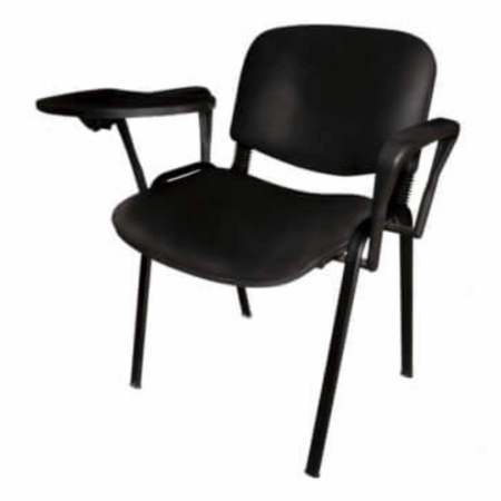 Chaise Iso Attente+ Accoudoirs + Tablette -Noir Tunisie