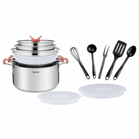 Batterie de Cuisine Tefal G720SD74 13 Pièces Inox Tunisie