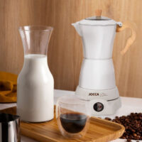Cafetière Électrique Italienne JOCCA Nature Line 6 Tasses Blanc Tunisie