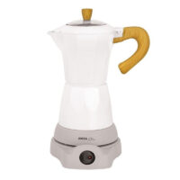 Cafetière Électrique Italienne JOCCA Nature Line 6 Tasses Blanc Tunisie
