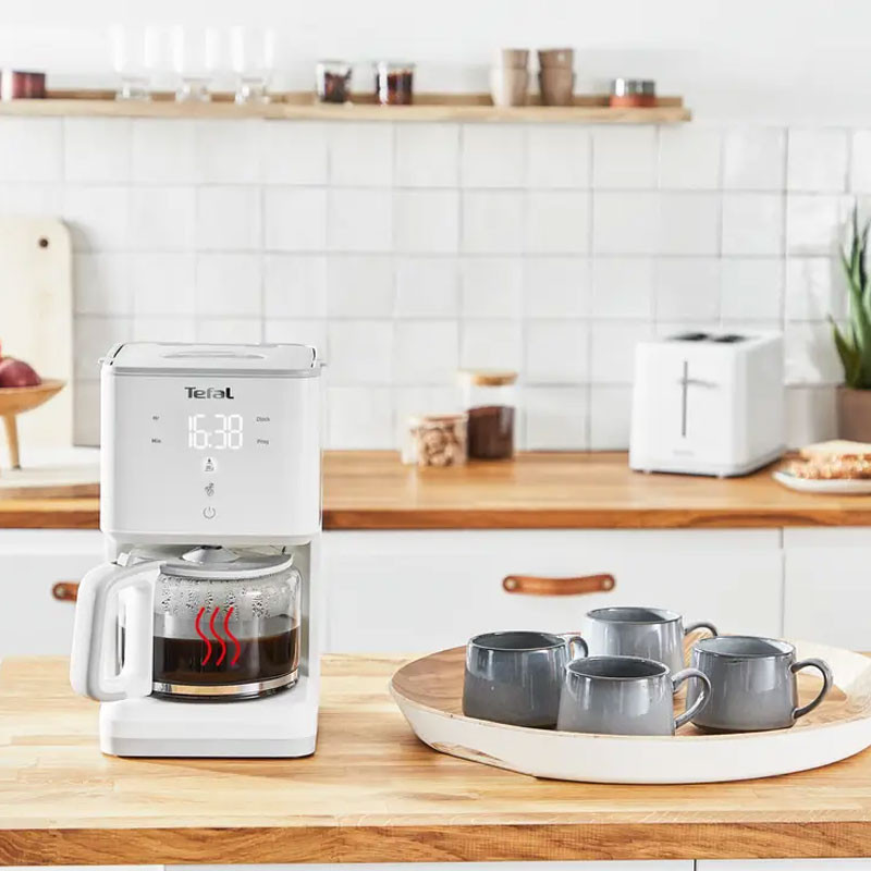 Cafetière Électrique Tefal CM693110 1000 W 1.25 L Blanc Cafetière Électrique Tefal CM693110 1000 W 1.25 L Blanc Tunisie