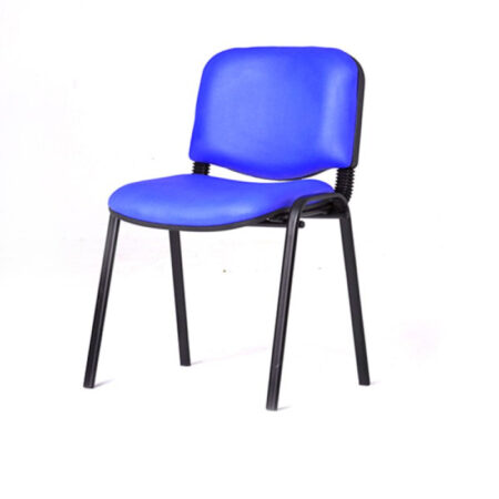 Chaise Attente ISO 1 Place Sans Accoudoirs Base Noir -Bleu Tunisie