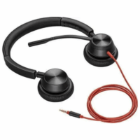 Micro Casque HP Poly Blackwire 3325- Noir – 8X222AA Tunisie