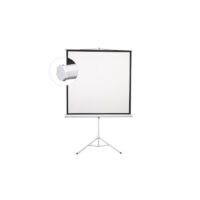 Ecran De Projection Sur Support Trépied SBOX PSMT-112 / 200 X 200 Cm Tunisie