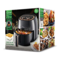 Friteuse Sans Huile Kiwi 5L KAF-5535 Noir + 50 Pièces de Papier Cuisson Gratuit Tunisie