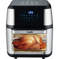 Friteuse Sans Huile Sonifer 7.6 L 2 Paniers SF-1023 Noir & Inox Tunisie