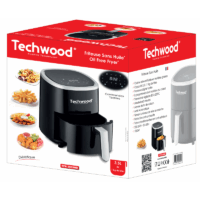 Friteuse Sans Huile Techwood TFR-358SHD 3.5L Noir + Papier Cuisson Gratuit Tunisie