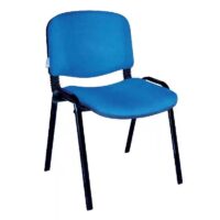 Chaise Attente ISO Poly 1 Place Avec Accoudoirs – Bleu Tunisie