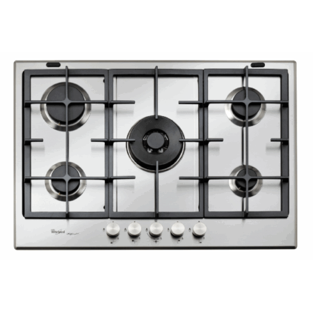 Plaque de Cuisson Whirlpool GMA7522/IX 5 Feux 75 cm Inox Tunisie