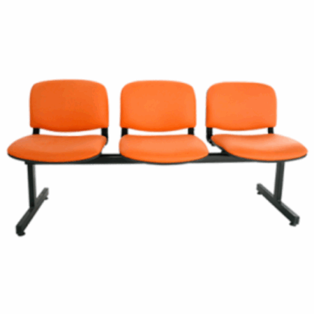 Banquette Iso 3 Places Importe Base Noir – Orange Tunisie