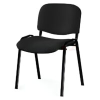 Chaise Attente ISO 1 Place Sans Accoudoirs Base Noir – Noir Tunisie