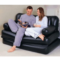 Canapé double chaise longue – Noir Tunisie