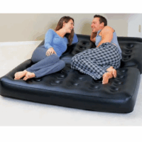 Canapé double chaise longue – Noir Tunisie