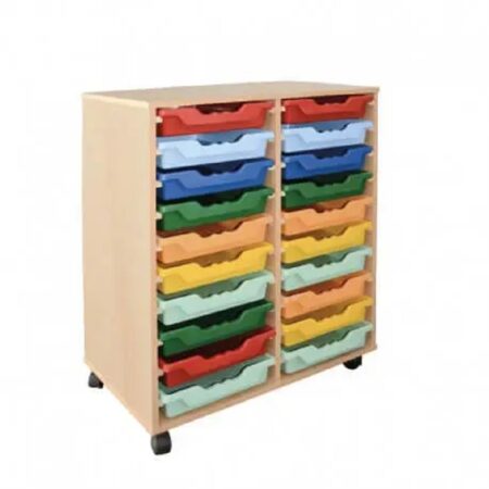 Rangement A 20 Bacs En Plastique Sotufab – Hêtre – MA18 Rangement A 20 Bacs En Plastique Sotufab – Hêtre – MA18 Tunisie