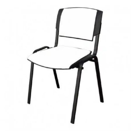 Chaise Visiteur Sigma Simple Base Noir -Blanc Tunisie