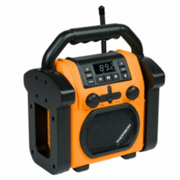 Radio et Enceinte Sans fil Thomson WKR60BT De Chantier – Noir & Orange – WKR60BT Tunisie