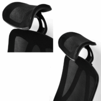 Chaise de Bureau Leonardo Noir – Base Noir Tunisie