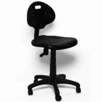 Chaise Tabouret Tulip Simple Base Noir – Noir Tunisie