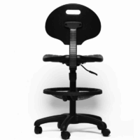 Chaise Tabouret Tulip Architect Base Noir – Noir Tunisie