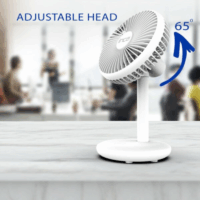 Mini Ventilateur Portable Rechargeable Inca FMI-14B – Blanc -FMI-14B Tunisie