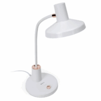 Lampe de bureau Filaire Platinet 10W -Blanc – PDL089 Tunisie
